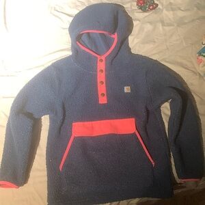 Kids carhartt hoodie size medium (10) blue and pink NWT